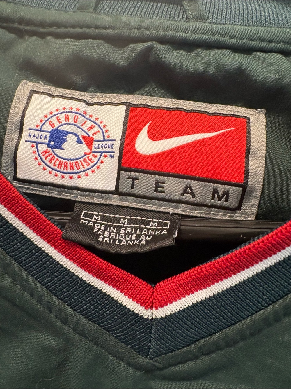 Nike Team Red Sox Green Pullover Center Swoosh - Picture 9 of 9